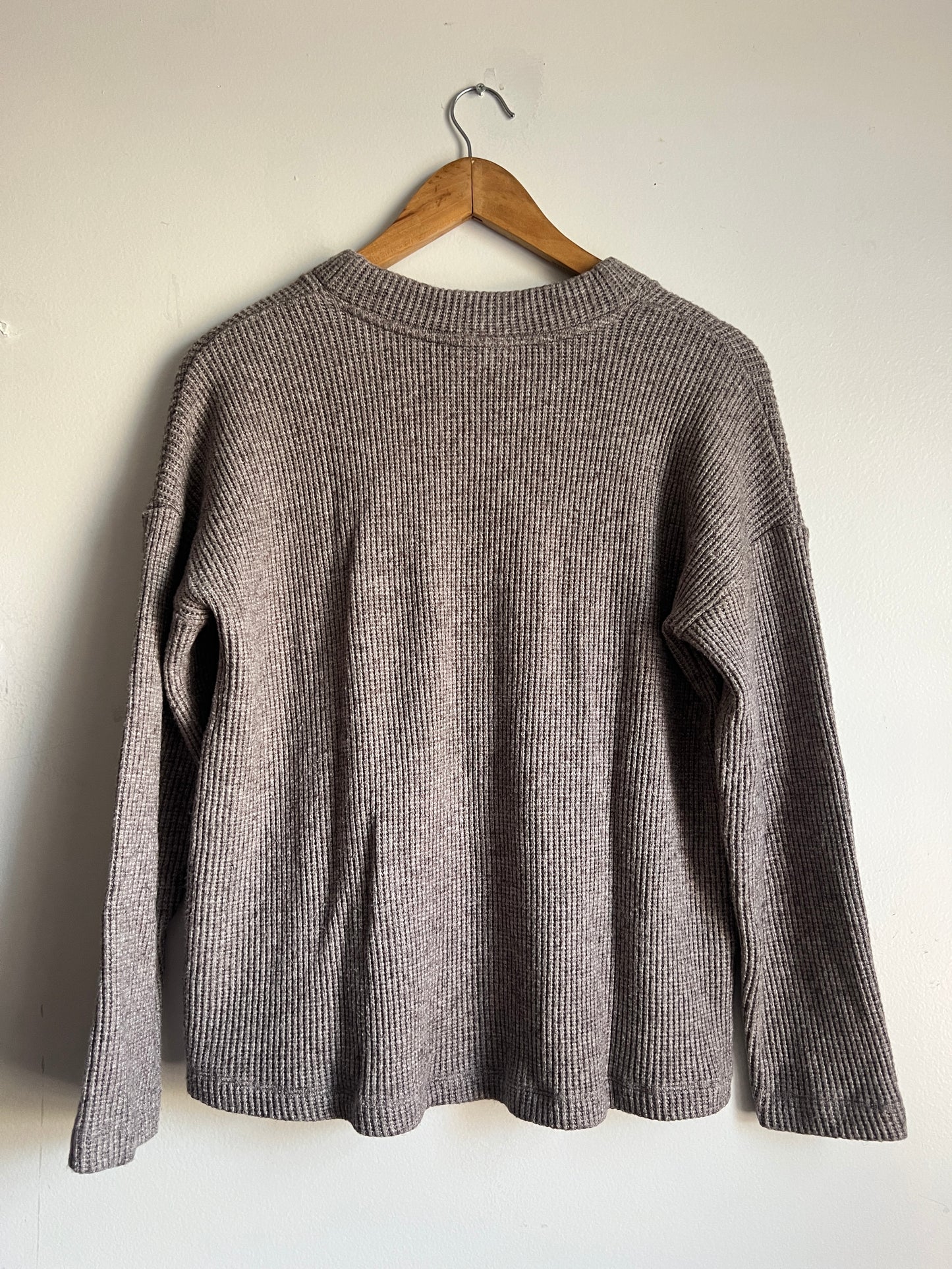 Cozy Waffled Henley