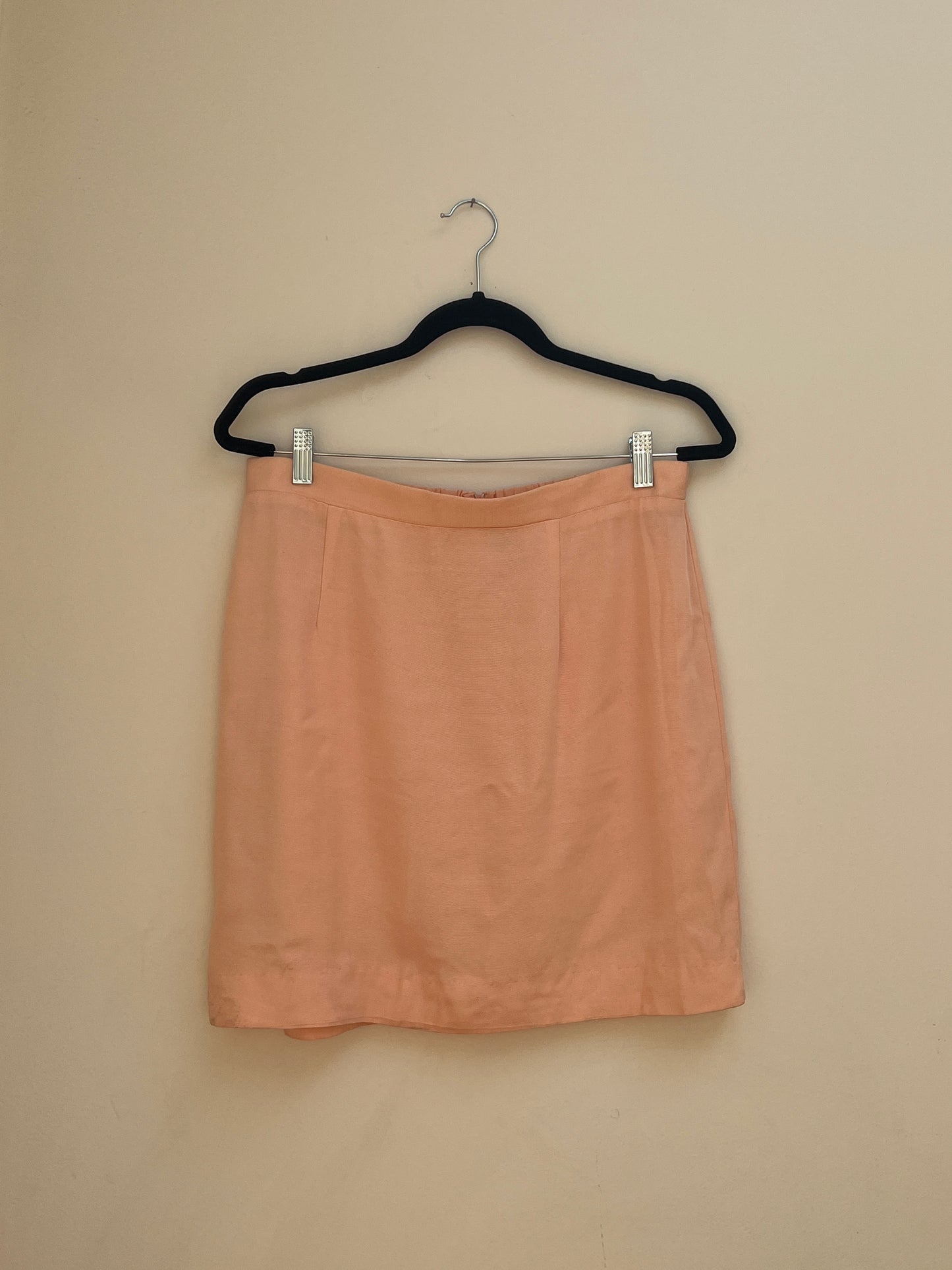 Vintage Peachy Pencil Skirt