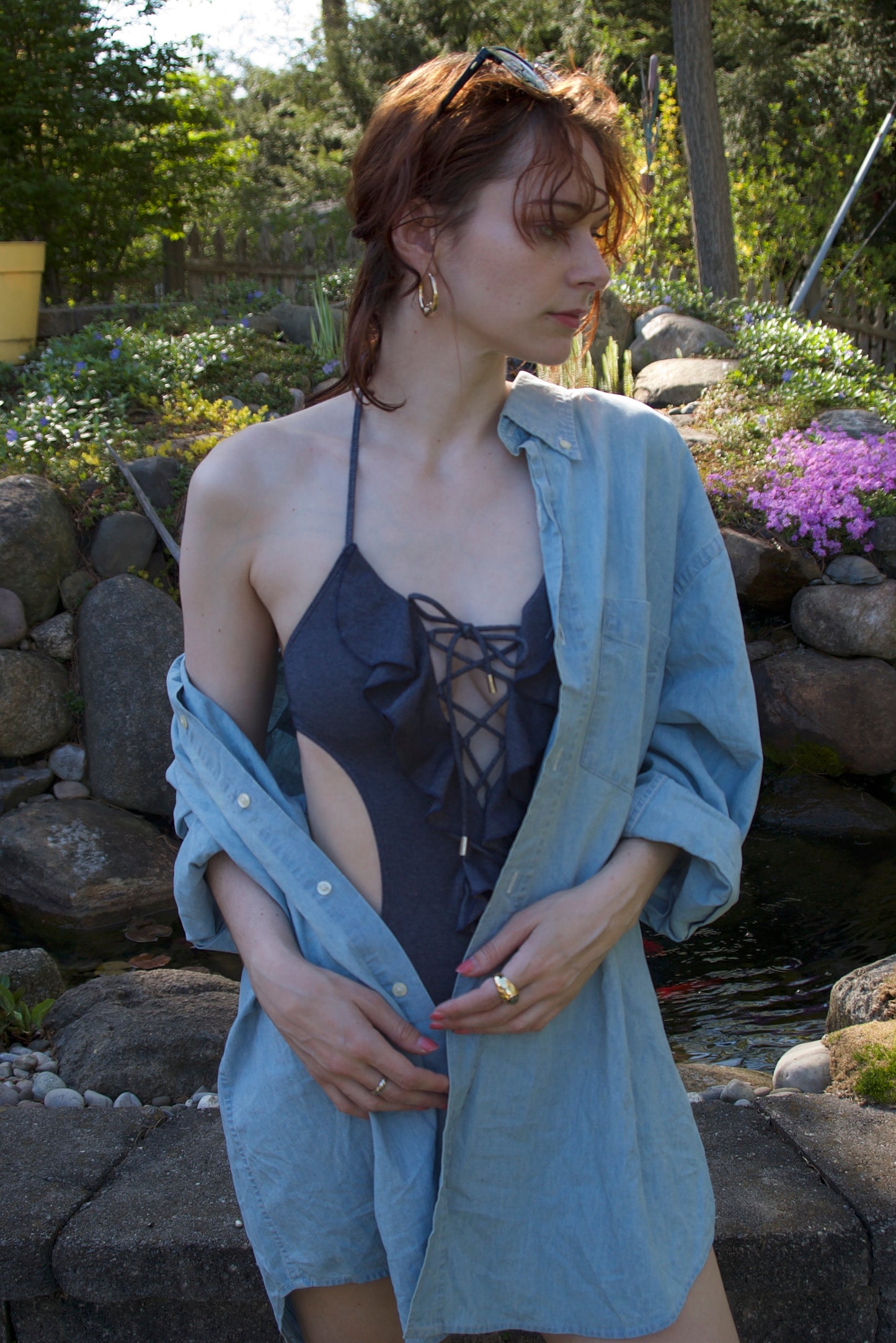 Chambray Monokini