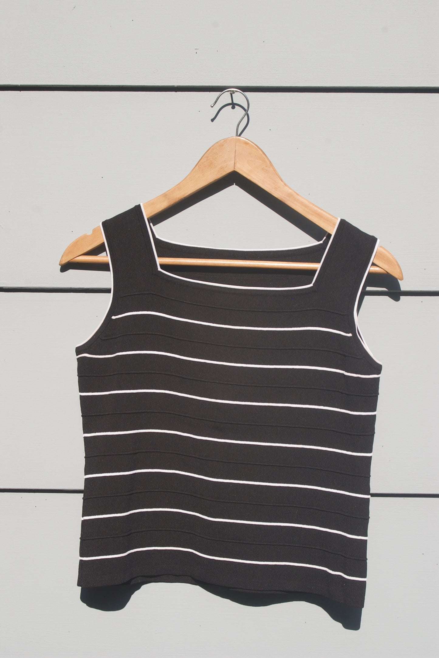 Square Neck Striped Tank