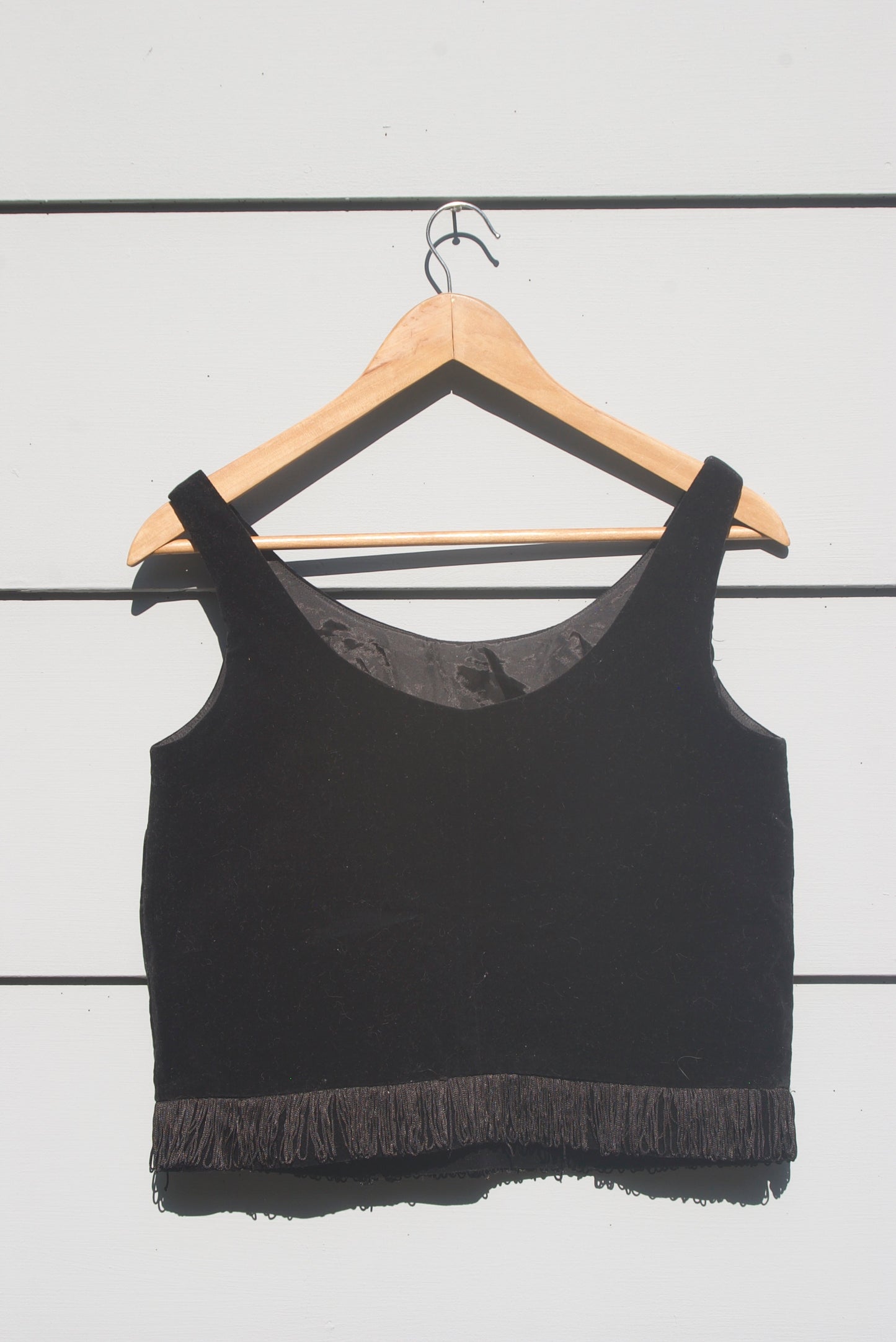 Velvet Fringed Tank