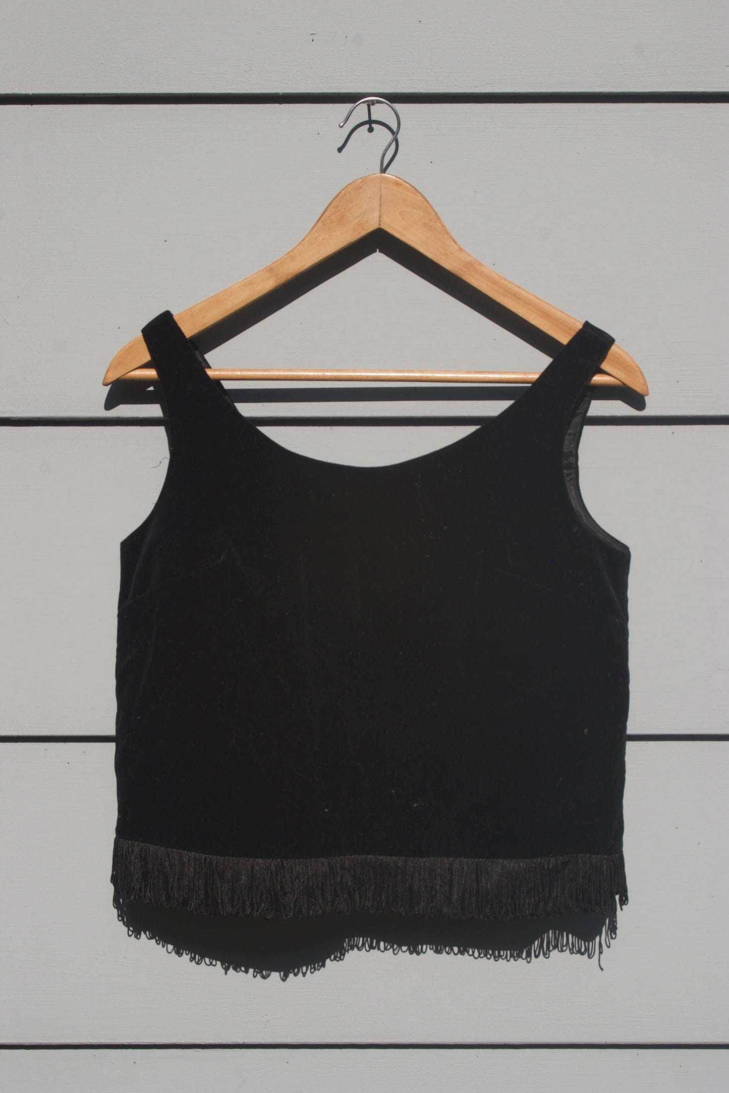 Velvet Fringed Tank