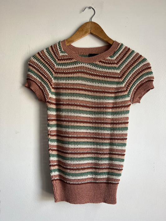 Earthy Striped Knit