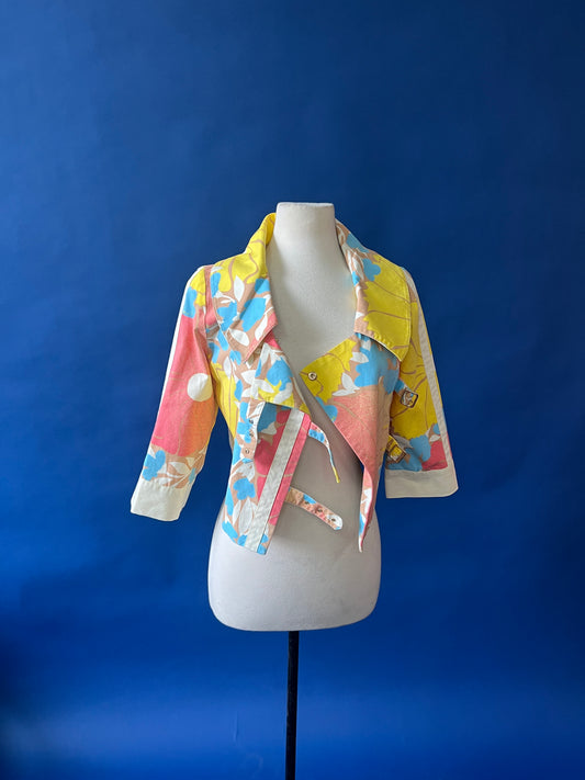 Floral Multi Buckle Jacket