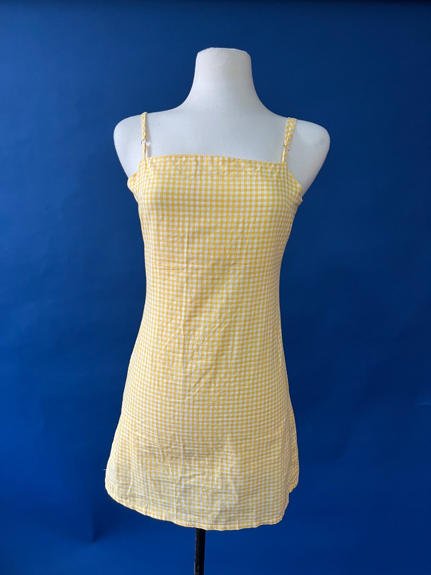 Yellow Gingham Mini