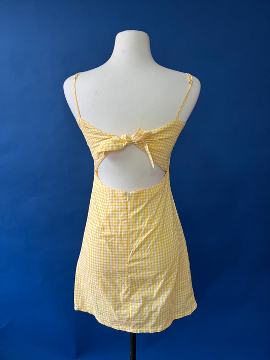 Yellow Gingham Mini